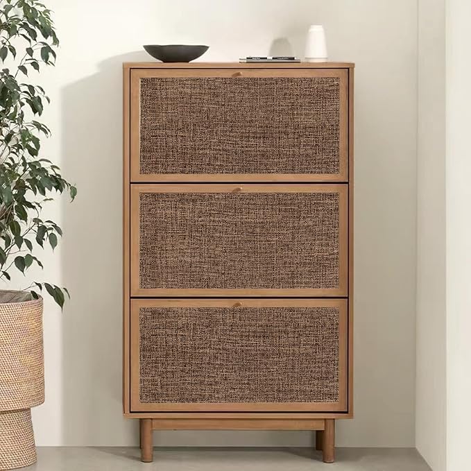 Amiya Grasscloth Brown Wallpaper Peel and Stick Faux Fabric Linen Contact Paper - Image 3