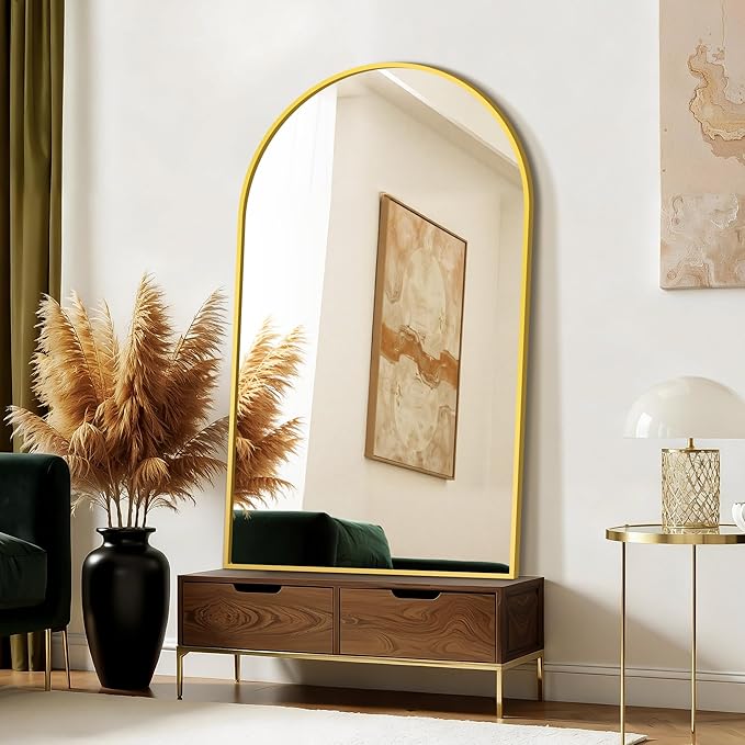 FICTOR Bathroom Mirror for Wall, Arched Vanity Bathroom Mirror for Over Sink by FICTOR