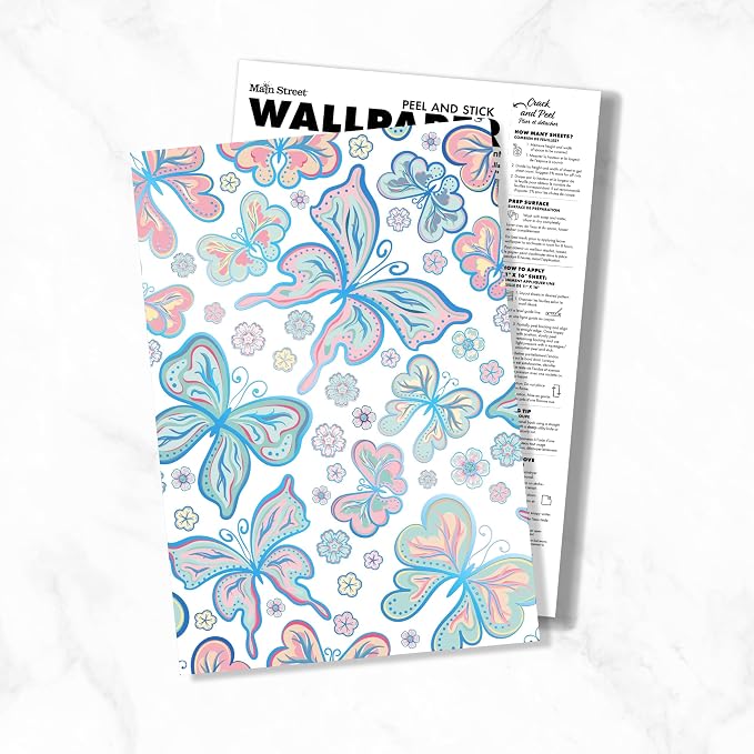 Main Street Peel and Stick Wallpaper Eco-Friendly Sheets 12 Pack, 11 X 16 Inch - Image 7