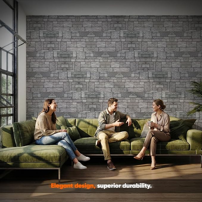 IZODEKOR 3D Brick Effect Wall Panels - Image 2