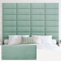 IFNOW Upholstered Wall Mounted Headboard, 3D Soundproof Wall Panels Peel and by IFNOW