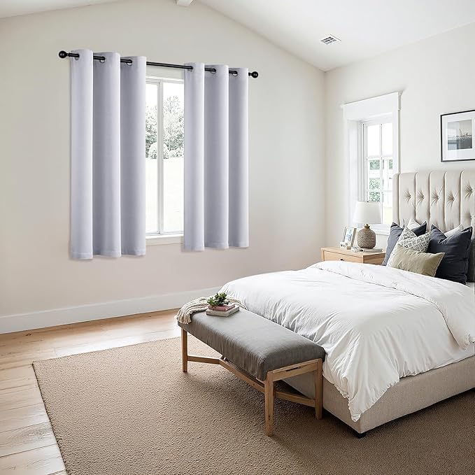 MIULEE Blackout Curtains for Bedroom Living Room 2 Panels, Thermal Insulated - Image 6
