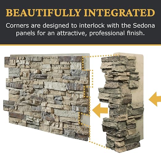 AZ Faux High-Density Polyurethane Faux Stone Interlocking Outside Corner - Image 7