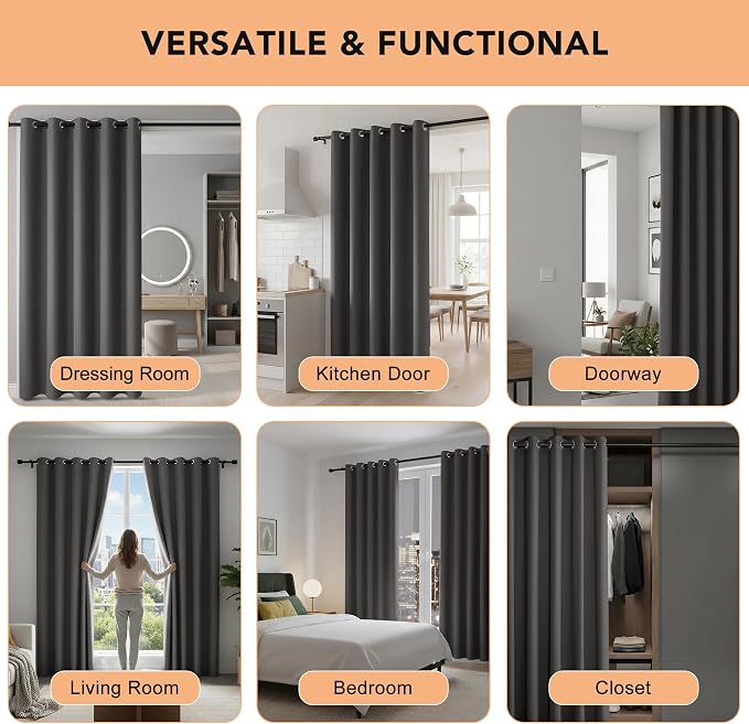 BONZER Room Dividers Curtain - Image 5