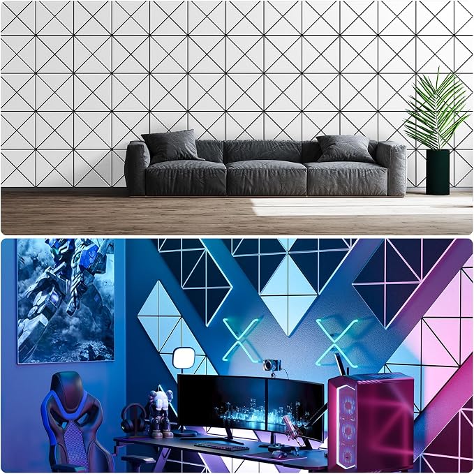 22 Pack X-Line Design Acoustic Panels, Soundproof Wall Panels - Image 6