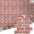Commomy 10 Pcs Peel and Stick Brick Tile -11.8"X11.8" Small Size PVC 3D Faux by CommomyDecor