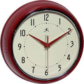 Infinity Instruments LTD. Retro 9 inch Silent Sweep Non-Ticking Mid Century by InfinityInstruments