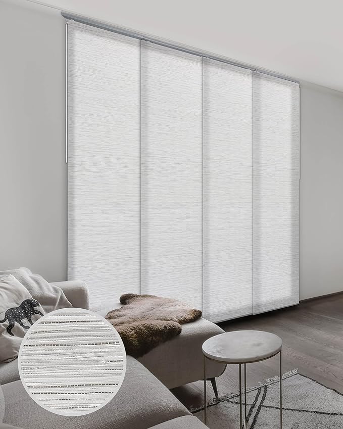 GoDear Design Adjustable Sliding Panel Track Blinds, Vertical Blinds, Room by GoDearDesign