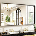 Easly 48"x30" Black Bathroom Mirror by EASLY
