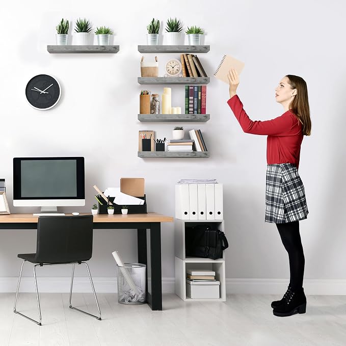Sorbus Floating Shelves for Wall – 16 Inch Floating Shelf for Kitchen, Living - Image 8