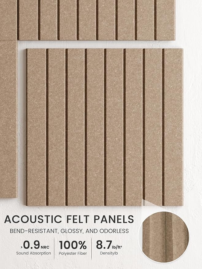 Bumusty Large Cork Board Alternative-48 x 36" Felt Bulletin Board Tiles - Image 3