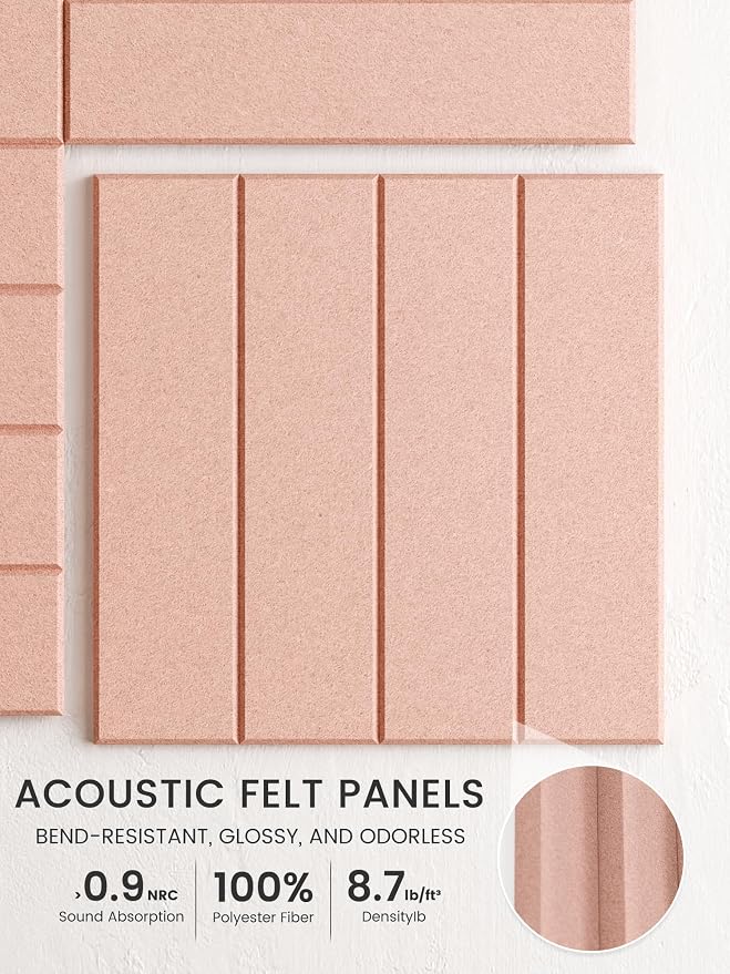 Bumusty Large Cork Board Alternative-48 x 36" Felt Bulletin Board Tiles - Image 3