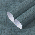 Guvana Grasscloth Peel and Stick Wallpaper Blue Textured Contact Paper Modern by Guvana