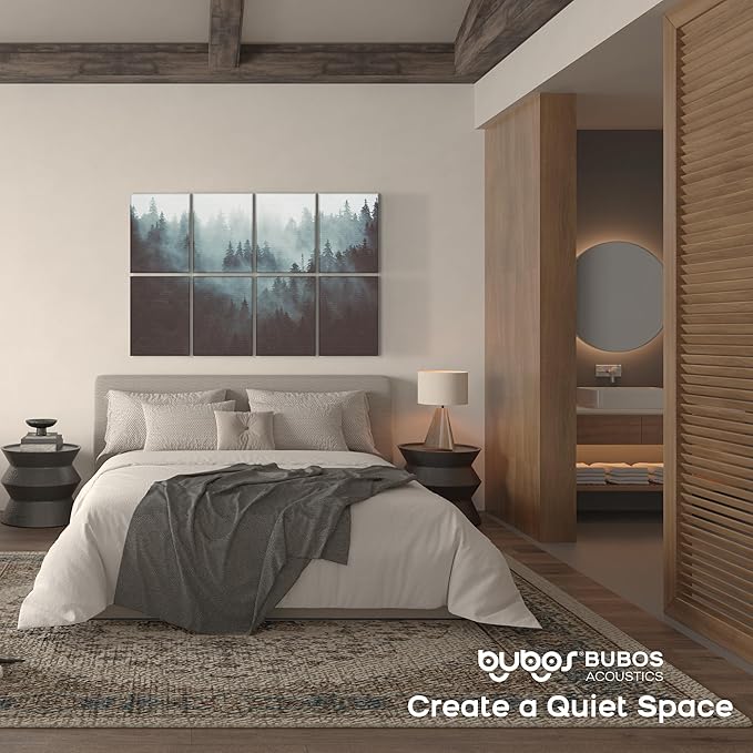 BUBOS 8 Pack Art Acoustic Panels, 47.2" x 31.4" Sound Absorbing Wall Decor - Image 6