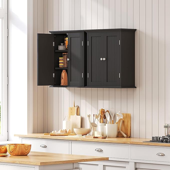 ChooChoo Bathroom Wall Cabinet, Over The Toilet Space Saver Storage Cabinet - Image 6