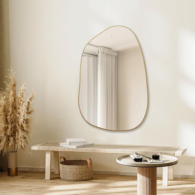 PERFNIQUE Irregular Wall Mirror Asymmetrical Mirror, Decorative Modern Wall - Image 6