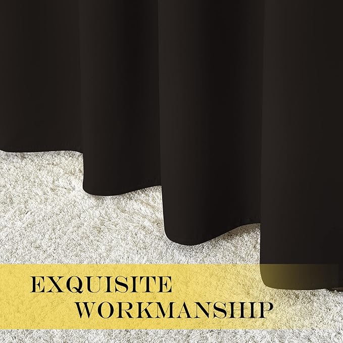 NICETOWN 66 Inch Long Blackout Curtains - Image 5