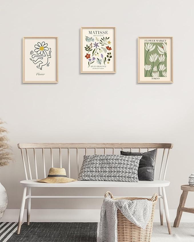 Framed Matisse Canvas Wall Art for Bedroom, Abstract Matisse Canvas Wall Decor - Image 5
