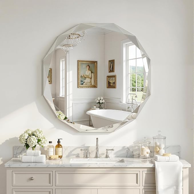 Suidia Bathroom Mirror, Frameless Bathroom Mirror by SuidiaMirror