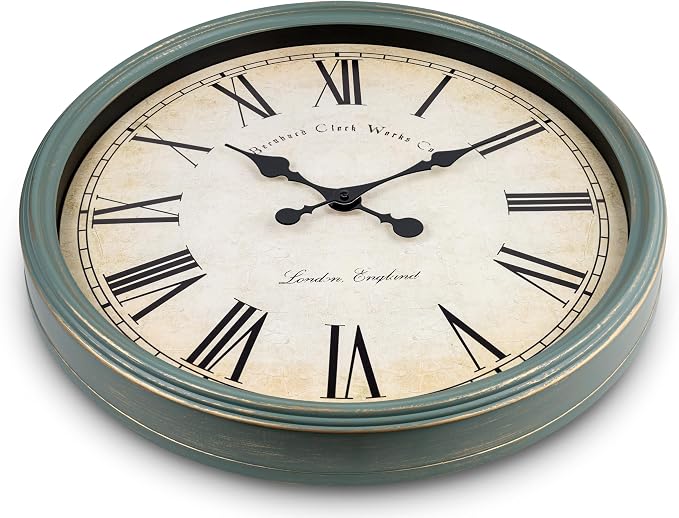 Bernhard Products Large Decorative Wall Clock 20 Inch Silent Non Ticking - Image 4