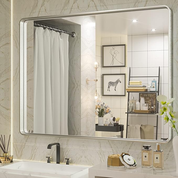 TETOTE 40 x 30 Inch Bathroom Mirror by TETOTE