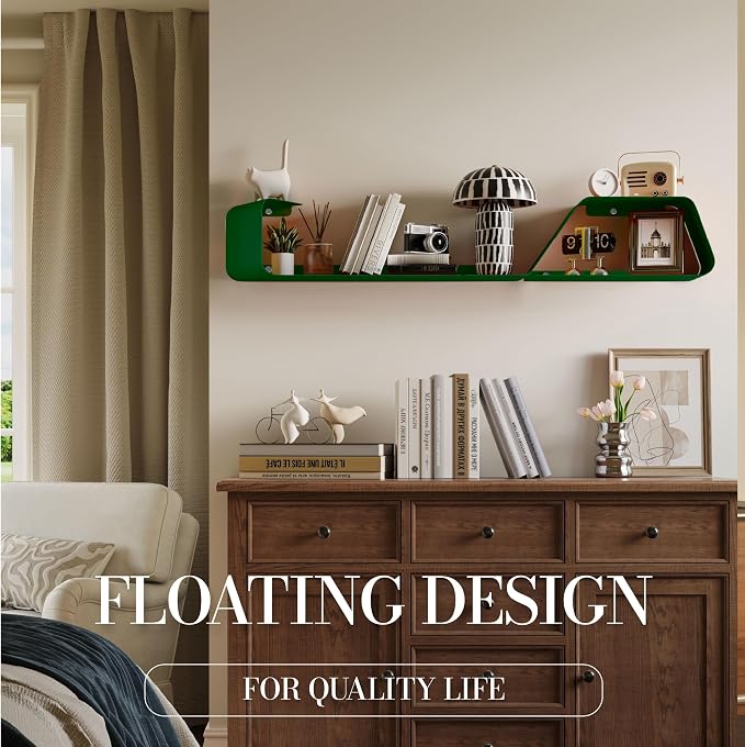 Floating Shelves, Wall Shelf, Book Shelf, Display Shelves - Image 4