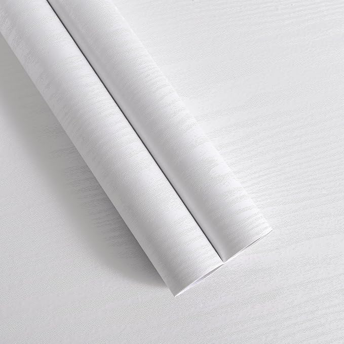 Abyssaly White Contact Paper 15.7" X 118", Peel and Stick Waterproof Vinyl by Abyssaly