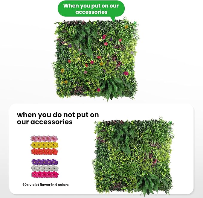Artificial Grass Wall Panels for Indoor Outdoor, 3D Boxwood Panels - Image 2