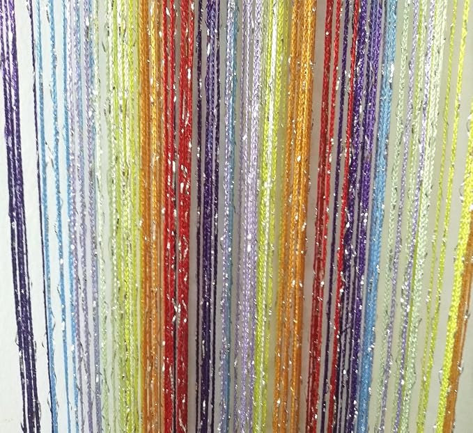 ave split Decorative Door String Curtain Wall Panel Fringe Window Room Divider - Image 8