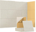 Waister 12 Pack Soundproof Wall Panels, 0.47 inch Thicker High Density Acoustic by Waister