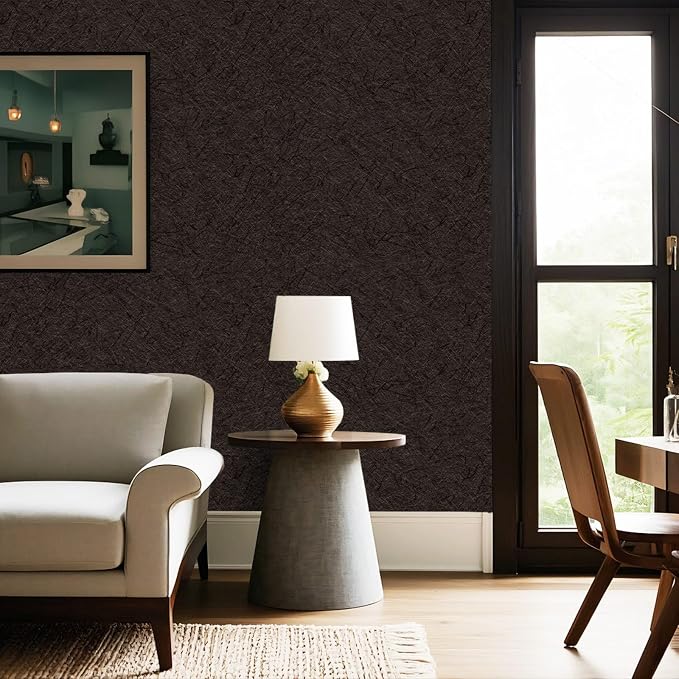 Brown Peel and Stick Self Adhesive Wallpaper - Image 7