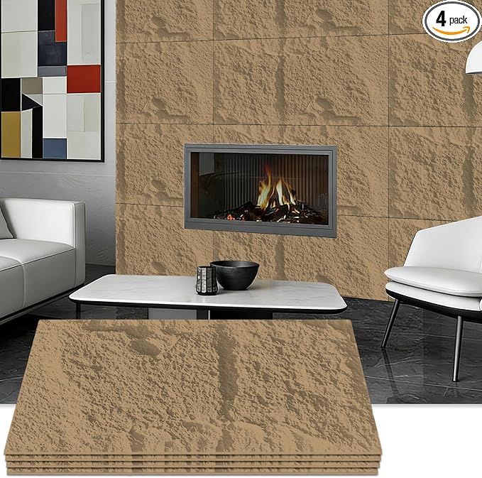 3D Faux Stone Wall Panels, 1.18" wall Panels by Unknown