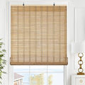 LazBlinds Cordless Bamboo Blinds, Roll Up Shades by LazBlinds