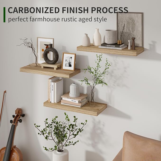 Marsmiles Wood Floating Shelves - Image 7