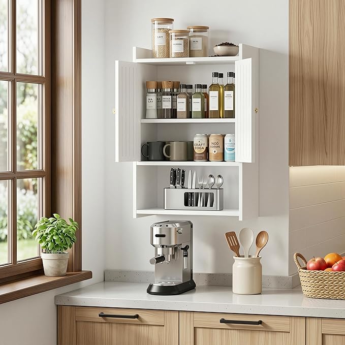 HAYOFAMY Wall Bathroom Storage Cabinet, 4-Tier Medicine Cabinet - Image 4