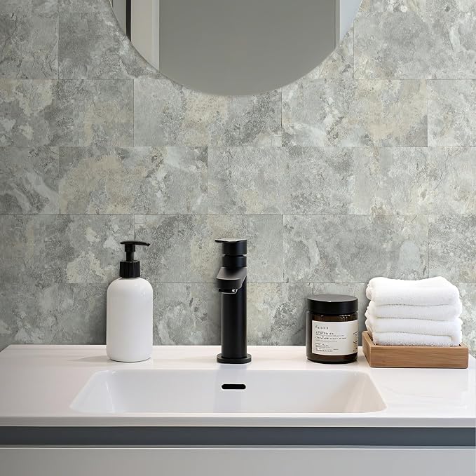 AULIGET 2-Piece Peel and Stick Backsplash Wall Tiles - Image 3