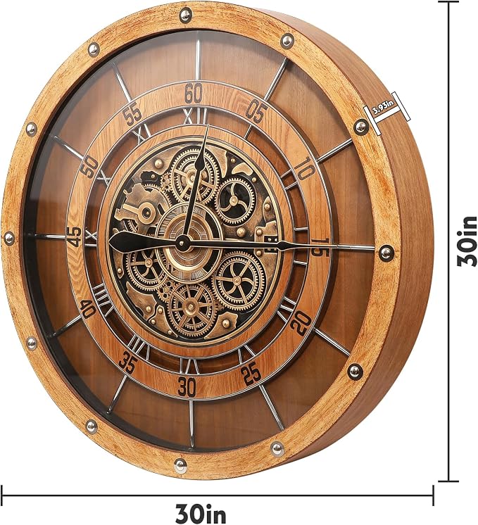 HOIBAI Large Wall Clock, Wall Clocks - Image 6
