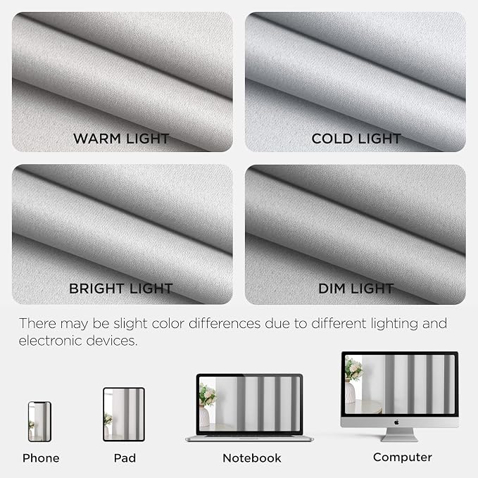 Joydeco Blackout Door Curtain for Doorway Privacy 84 Inches Long, Grommet - Image 8