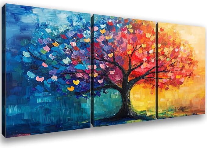 Kuiluuye 3 Pieces Sun Sbstract Wall Decor Motivational Office Wall Decor by Kuiluuye