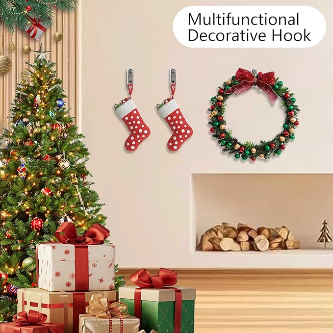 4PCS Foldable Wall Hooks, Heavy Duty Zinc Alloy Folding Wall Hooks, Folding - Image 3