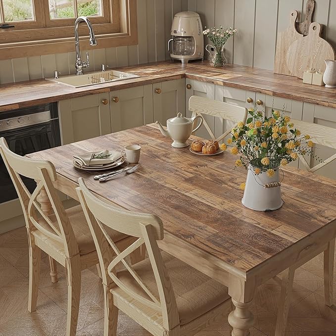 TANONE Wood Contact Paper Kitchen Peel and Stick Wallpaper, Self Adhesive - Image 4