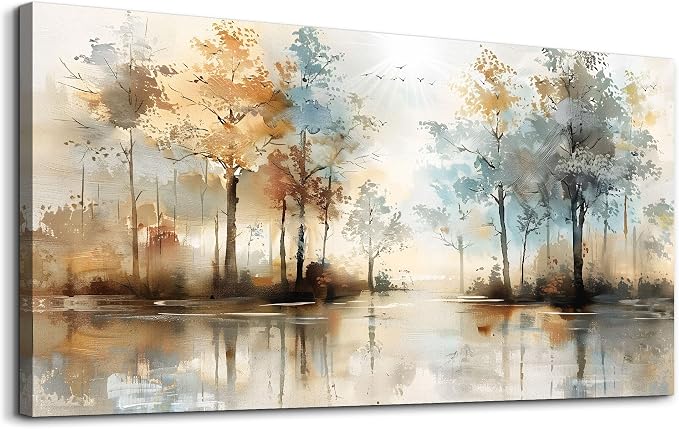 Lapremoly Large Wall Decor For Living Room Framed Wall Art for Bedroom Abstract by Lapremoly