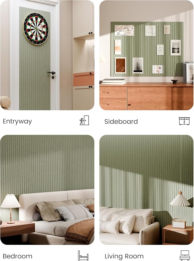 Bumusty Large Cork Board Alternative-48 x 36" Felt Bulletin Board Tiles - Image 5