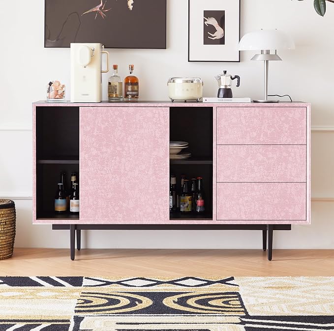 Abyssaly Pink Peel and Stick Wallpaper - Image 6