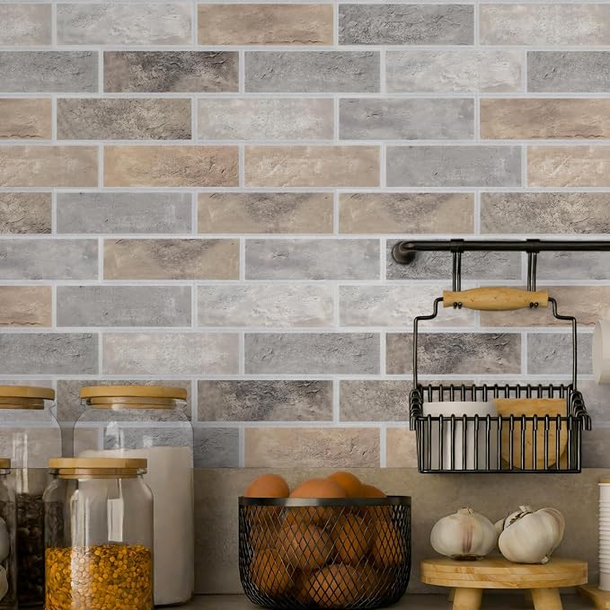 8-Pack 3D Faux Brick Acoustic Wall Panels, 11.8" x 11.8" PET Soundproof & Noise - Image 6