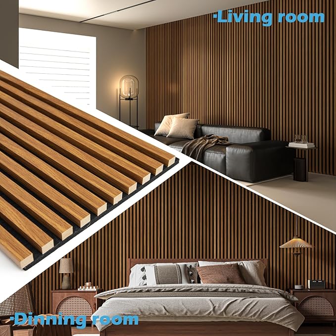 Art3d 2-Pack 108" x 12" Acoustic Wood Panels - Image 3