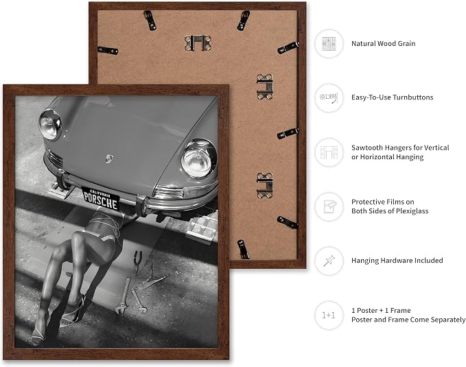 Poster Master Woman Under Classic Car Poster - Image 2