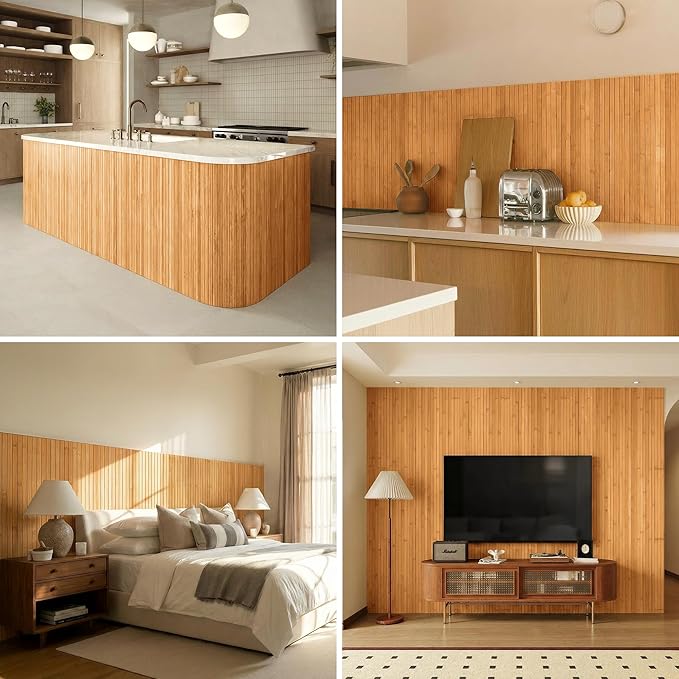 Bamboo Wall Panel, Peel and Stick wall Panels, paneles decorativos para pared - Image 5