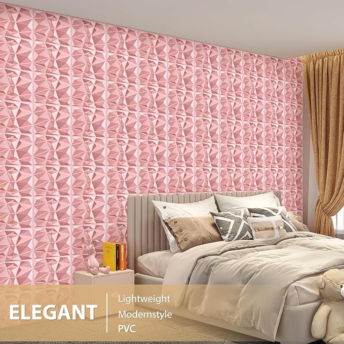 Heikki 30 Pack 3D Wall Panel for Interior Wall Décor, PVC Flower Textured Wall - Image 5