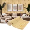 Natural Bamboo Wall Panel for Interior Wall Decor, Pole Wrap Wainscoting by EYAYEN